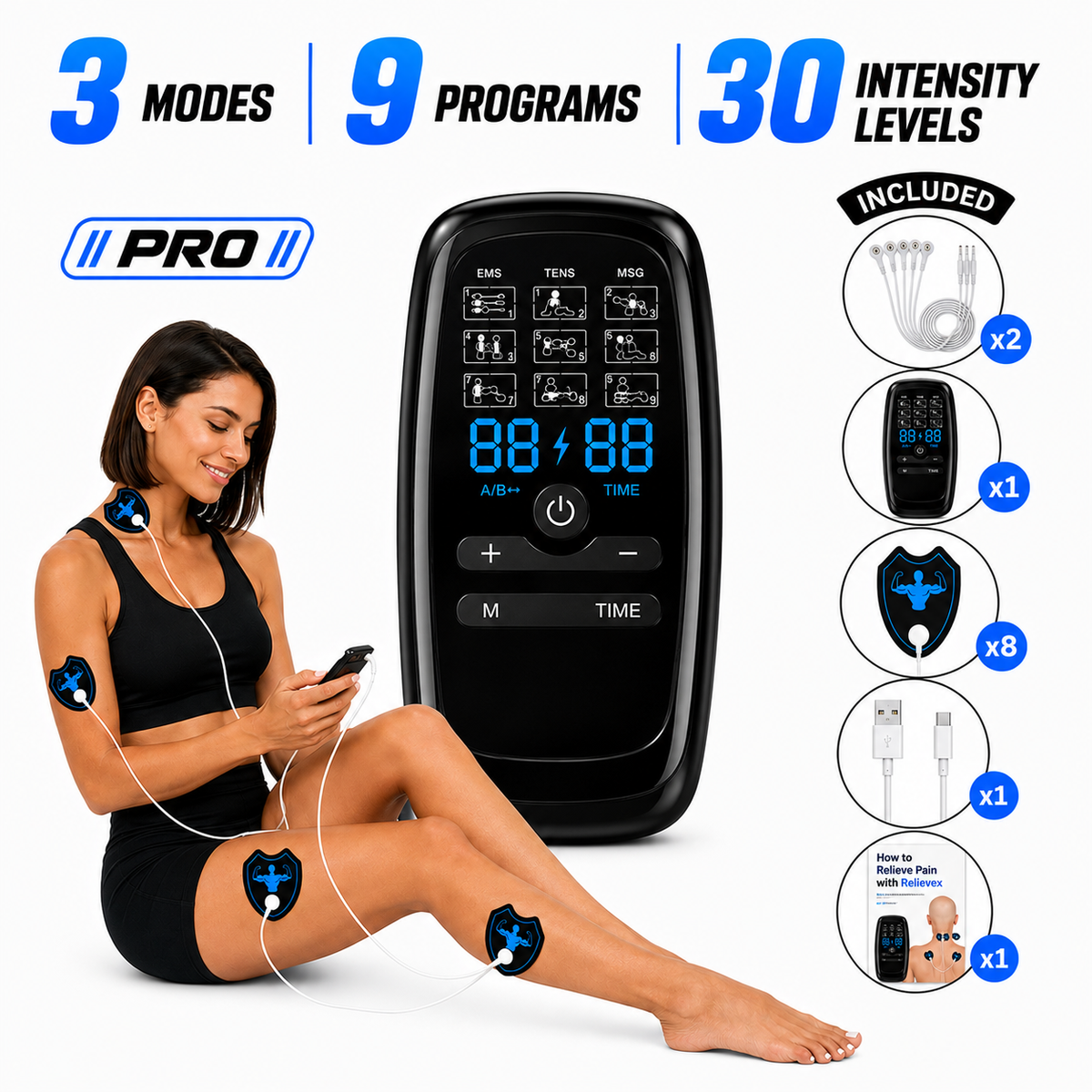 Relievex™ - Pain Relief & Muscle Recovery System